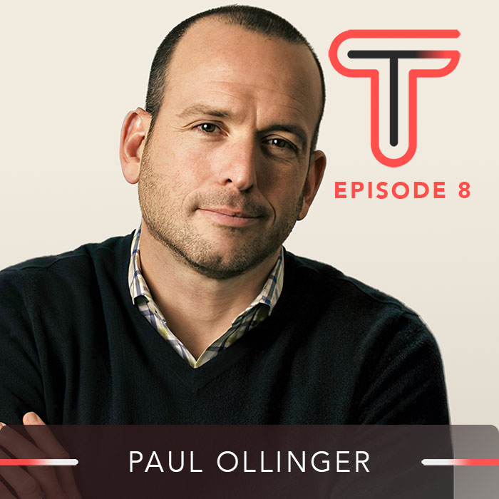 Headhot of Paul Ollinger with the Titans as Teens logo and Episode 8